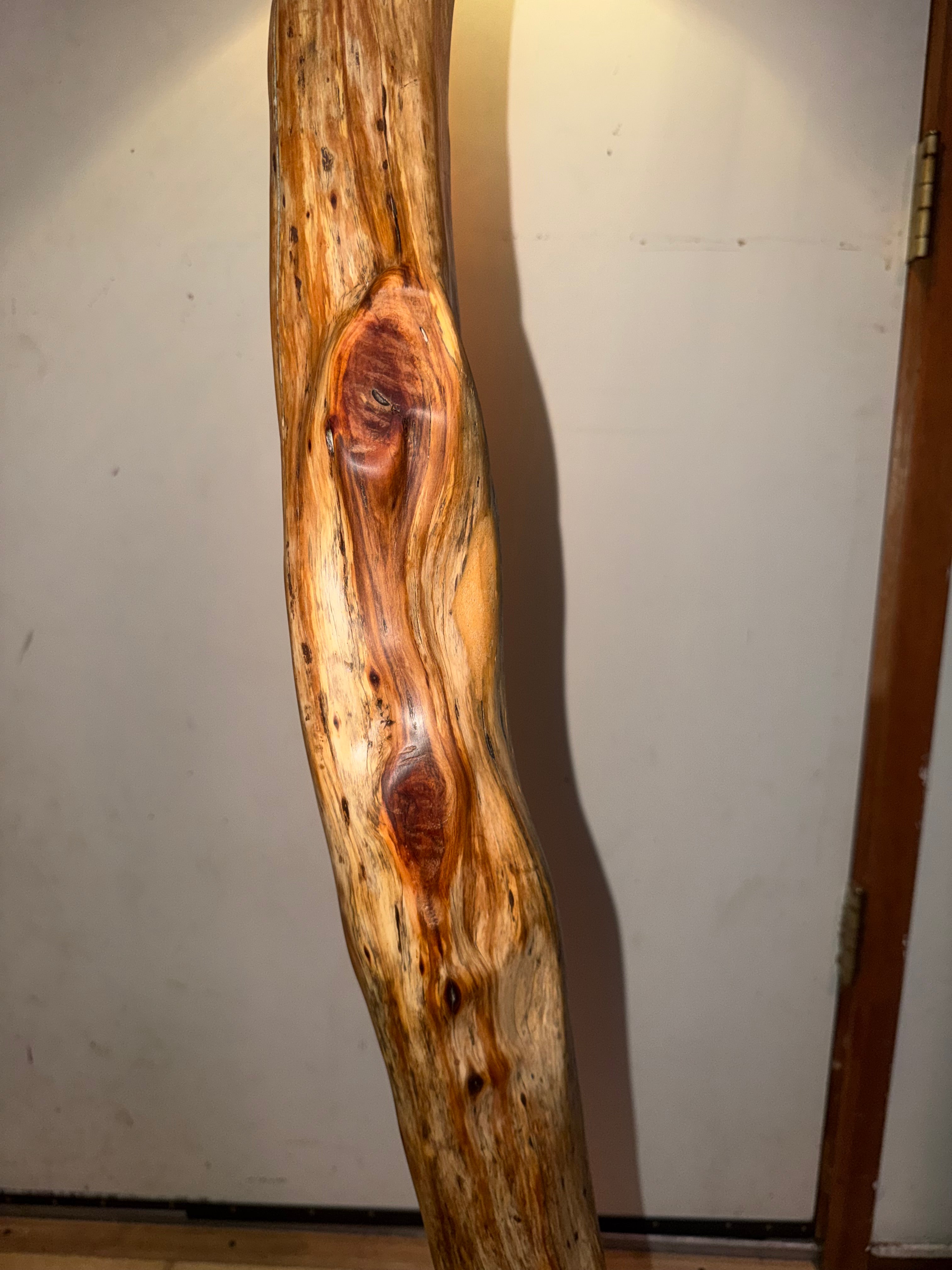 5’1 Standing Floor Log Lamp