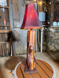 27” Manzanita Log Lamp “Vein”